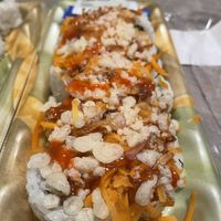 modified veggie volcano roll (no mayo sauce)  at Wegmans in Fayetteville