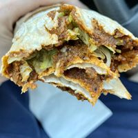 Kofteh wrap  at Happy Vegans in Clifton