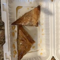 Baklava. Ahhhhh so so good. Sweet but not too much so.  at Happy Vegans in Clifton