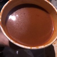 Tomato soup   at Happy Vegans in Clifton