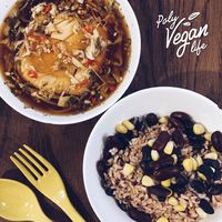 Spicy tofu at Khun Churn - Mediplex in Bangkok