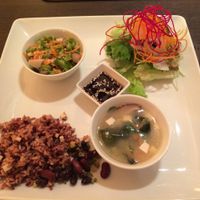 Macrobiotic lunch menu for 150 baht at Khun Churn - Mediplex in Bangkok