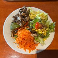 Large plate from the cold buffet - großer Teller vom kalten Buffett   at Rosenberger in Golling An Der Salzach