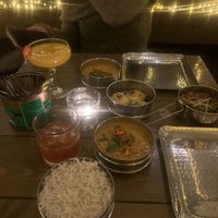 Thali and cocktails !  at Mowgli in Cardiff