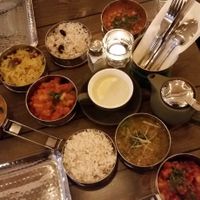 Thali at Mowgli in Cardiff