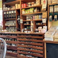 Nice supply of bulk items and indoor seating  at Wild Grocery & Cafe in Manzanita