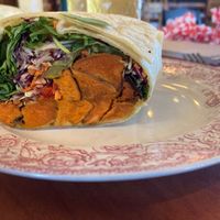 Roasted Cauliflower Green Garlic Pesto Burrito at Wild Grocery & Cafe in Manzanita