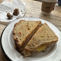 Vegan tempeh Reuben   at Wild Grocery & Cafe in Manzanita