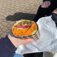 Rainbow wrap (served only as a half). at Wild Grocery & Cafe in Manzanita