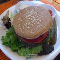 SunnBurger at Bliss Raw Cafe and Elixir Bar in Dallas