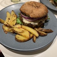 Inc burger at Vegan Inc in Puebla