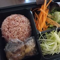 Rice with soy bean paste (delivery) at V. Napaphud Vegetarian Food in Chiang Mai