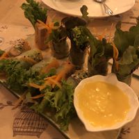 Fresh spring rolls  at V. Napaphud Vegetarian Food in Chiang Mai