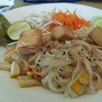 Pad Thai at V. Napaphud Vegetarian Food in Chiang Mai
