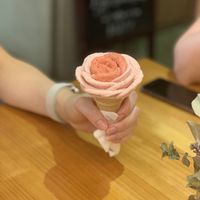 Rose petal and strawberry  at Barista by Givres in Hong Kong Island