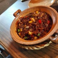 Pineapple fried rice at Ngon Vegan Restaurant in Tam Coc