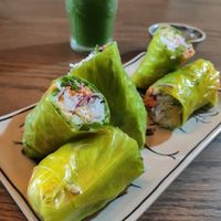 Fresh springrolls at Ngon Vegan Restaurant in Tam Coc