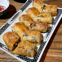 Spring rolls  at Ngon Vegan Restaurant in Tam Coc