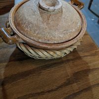 Pot the curry came in at Ngon Vegan Restaurant in Tam Coc