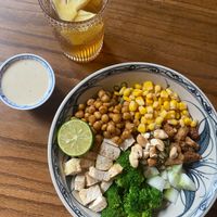 Protein Bowl, Kombucha  at Ngon Vegan Restaurant in Tam Coc