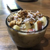 Overnight oats  at Ngon Vegan Restaurant in Tam Coc