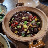 Fried rice with pineapple at Ngon Vegan Restaurant in Tam Coc