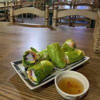 Fresh spring rolls  at Ngon Vegan Restaurant in Tam Coc