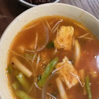 Sweet and sour soup (coming with rice)  at Ngon Vegan Restaurant in Tam Coc