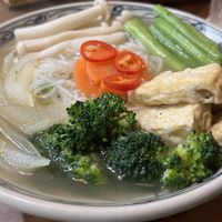 Pho  at Ngon Vegan Restaurant in Tam Coc