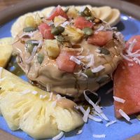 Banana pancakes  at Ngon Vegan Restaurant in Tam Coc