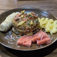 Pancakes. Quite sweet    at Ngon Vegan Restaurant in Tam Coc