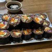 Sushi. Also a very big portion    at Ngon Vegan Restaurant in Tam Coc