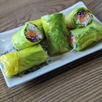 Fresh Spring Rolls at Ngon Vegan Restaurant in Tam Coc