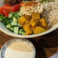Falafel Bowl at Ngon Vegan Restaurant in Tam Coc