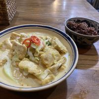 Tofu with ginger and coconut   at Ngon Vegan Restaurant in Tam Coc