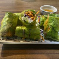 Fresh spring rolls  at Ngon Vegan Restaurant in Tam Coc