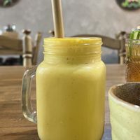 Mango Pineapple smoothie  at Ngon Vegan Restaurant in Tam Coc