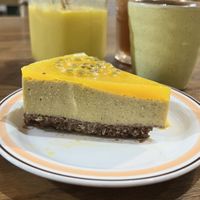 Cheesecake (was nice but not the classic cheesecake flavor)  at Ngon Vegan Restaurant in Tam Coc