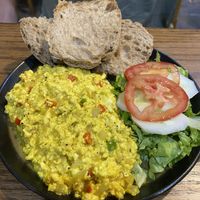 Scrambled tofu   at Ngon Vegan Restaurant in Tam Coc
