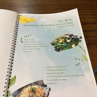 Set menu  at Ngon Vegan Restaurant in Tam Coc