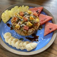 Banana Pancake  at Ngon Vegan Restaurant in Tam Coc