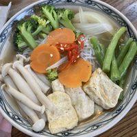 bland Pho  at Ngon Vegan Restaurant in Tam Coc