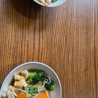 Noodle soup bowl at Ngon Vegan Restaurant in Tam Coc