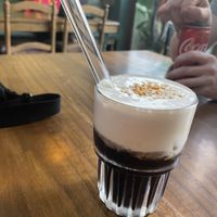 Coconut coffee  at Ngon Vegan Restaurant in Tam Coc