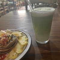 Matcha Latte  at Ngon Vegan Restaurant in Tam Coc