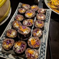 Sushi. So good at Ngon Vegan Restaurant in Tam Coc