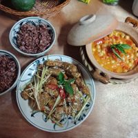 Lovely food at Ngon Vegan Restaurant in Tam Coc