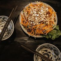 Papayasalad at Ngon Vegan Restaurant in Tam Coc