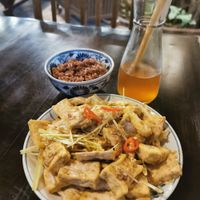 Main dish, Tofu with Lemongrass, 72,000 vdn at Ngon Vegan Restaurant in Tam Coc