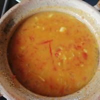 Chickpeas and coconut curry at Ngon Vegan Restaurant in Tam Coc